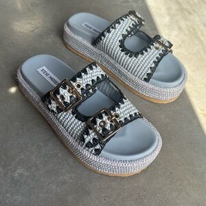 Steve Madden KARRIGAN platform Sandals Womens 8